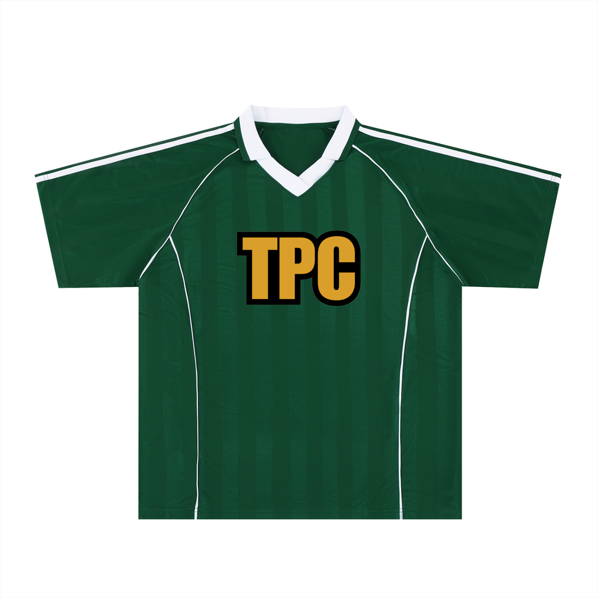 TPC Shadow Stripe Collared Soccer Jersey